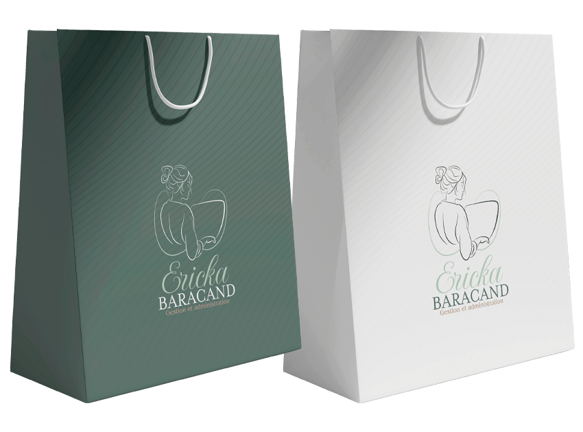 Présentation des logotypes d'Ericka BARACAND.